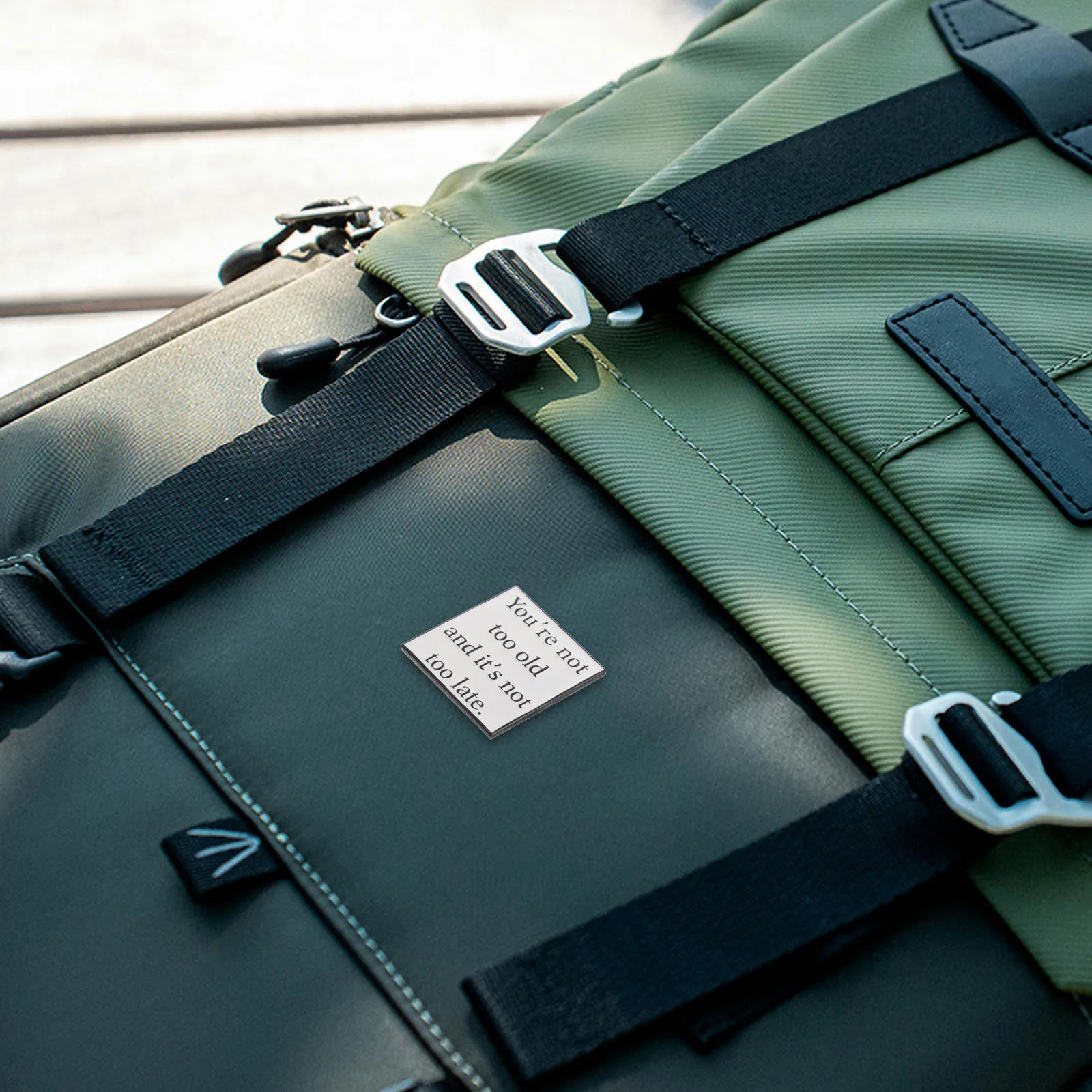 Motivational Metal Lapel Pin Badge Inspirational Quote You're Not Too Old Not Party Present Accessory for Bags Clothes
Motivational Metal Lapel Pin Badge Inspirational Quote You're Not Too Old Not Party Present Accessory for Bags Clothes