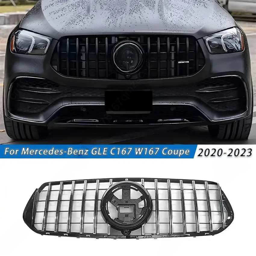 For Mercedes Benz GLE W167 C167 Coupe 2020-2023 Upgrade Front Hood Grille Racing Grill Perfect Match GT Style Sport Body Kit
For Mercedes Benz GLE W167 C167 Coupe 2020-2023 Upgrade Front Hood Grille Racing Grill Perfect Match GT Style Sport Body Kit
