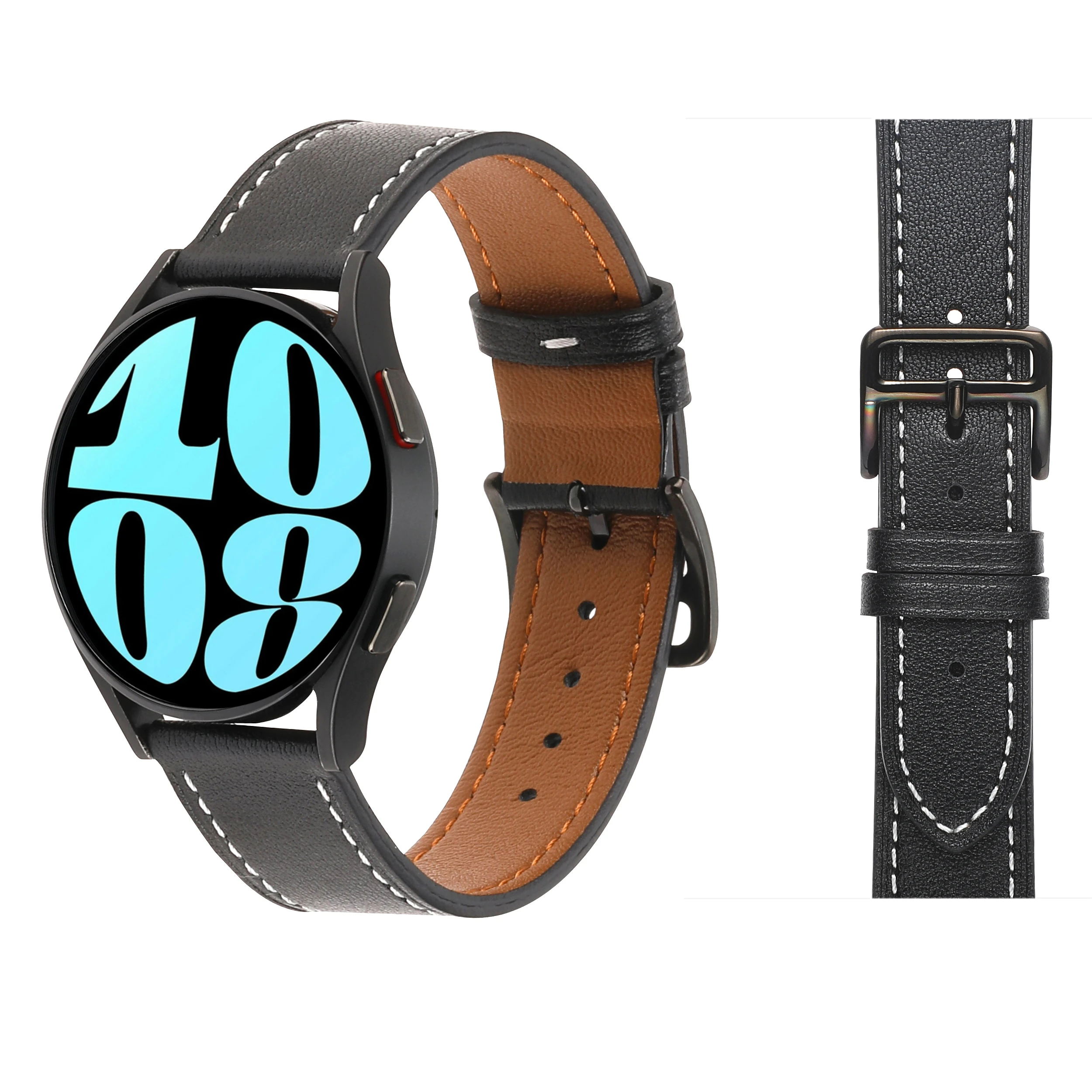 Ремешок кожаный для Samsung Galaxy Watch 6/5/4 40 мм 44 мм 5 Pro 45 мм, спортивный браслет для наручных часов 6 4 Classic 46 мм 47 мм, 20 мм
Ремешок кожаный для Samsung Galaxy Watch 6/5/4 40 мм 44 мм 5 Pro 45 мм, спортивный браслет для наручных часов 6 4 Classic 46 мм 47 мм, 20 мм