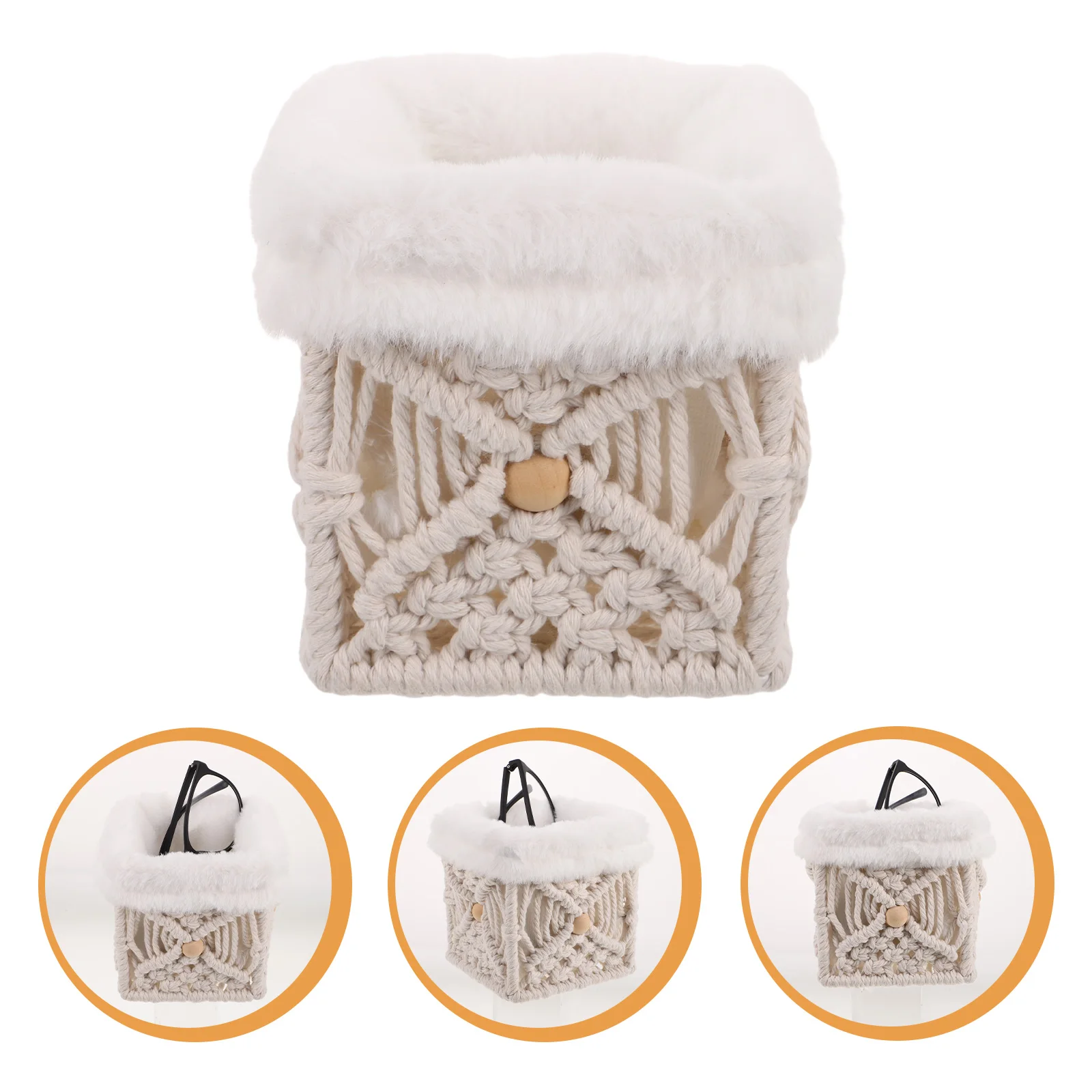 Glasses Storage Box Desktop Organizer for Eyeglasses Office Decor Bag Rack Boho Basket
Glasses Storage Box Desktop Organizer for Eyeglasses Office Decor Bag Rack Boho Basket