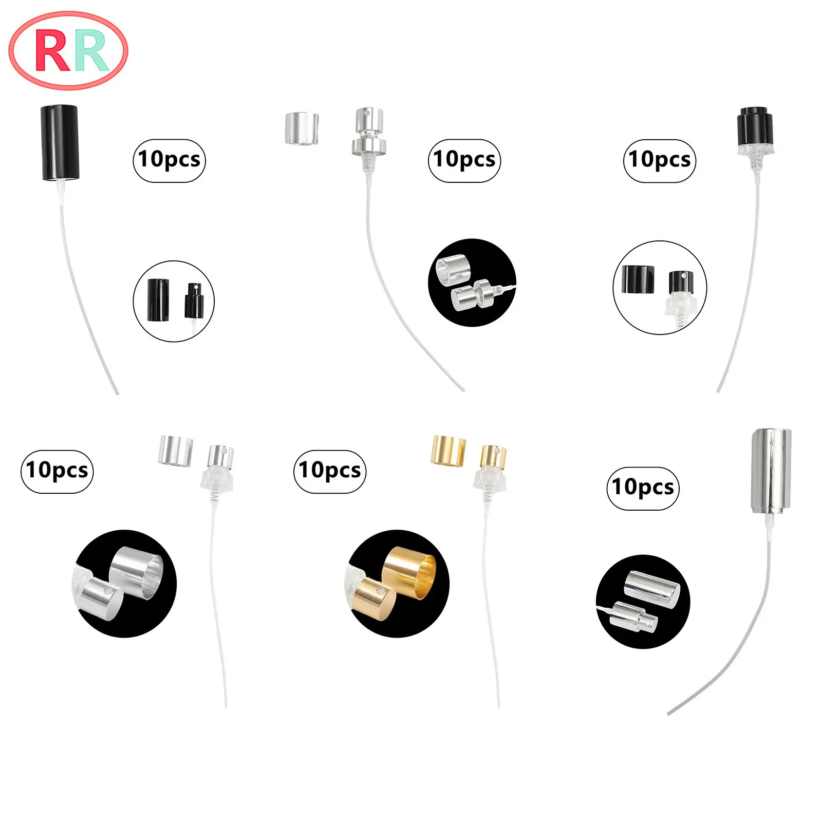 10Pcs Universal Replacement Bottle Pump Perfume Spray Head Tops with Tube Replacement for Essential Oil Toner Air Fresheners
10Pcs Universal Replacement Bottle Pump Perfume Spray Head Tops with Tube Replacement for Essential Oil Toner Air Fresheners