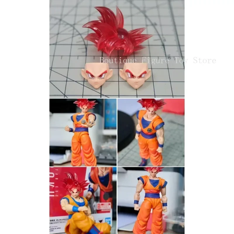 В наличии Dragon Ball SHF Red God Son Goku Heads Комплект аксессуаров Аниме Фигурки Игрушки (применимо к 2.0 3.0 Demoniacal Fit)
В наличии Dragon Ball SHF Red God Son Goku Heads Комплект аксессуаров Аниме Фигурки Игрушки (применимо к 2.0 3.0 Demoniacal Fit)