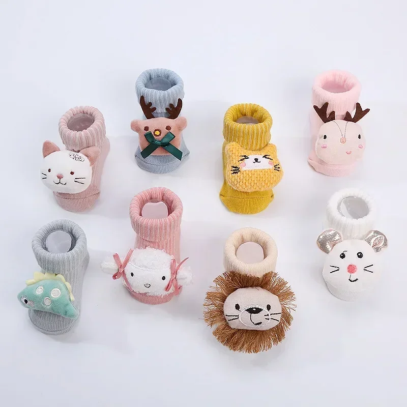 Новые хлопковые мягкие носки Kawaii для новорожденных, детские носки с 3D куклы с героями мультфильмов для мальчиков и девочек, напольные носки для малышей
Новые хлопковые мягкие носки Kawaii для новорожденных, детские носки с 3D куклы с героями мультфильмов для мальчиков и девочек, напольные носки для малышей