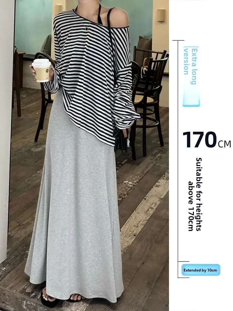ay Long Draped Lazy Feel European Sle Women's Skirt High Waist Slim Fit Summer 2026 Casual A-Line Skirt
ay Long Draped Lazy Feel European Sle Women's Skirt High Waist Slim Fit Summer 2026 Casual A-Line Skirt