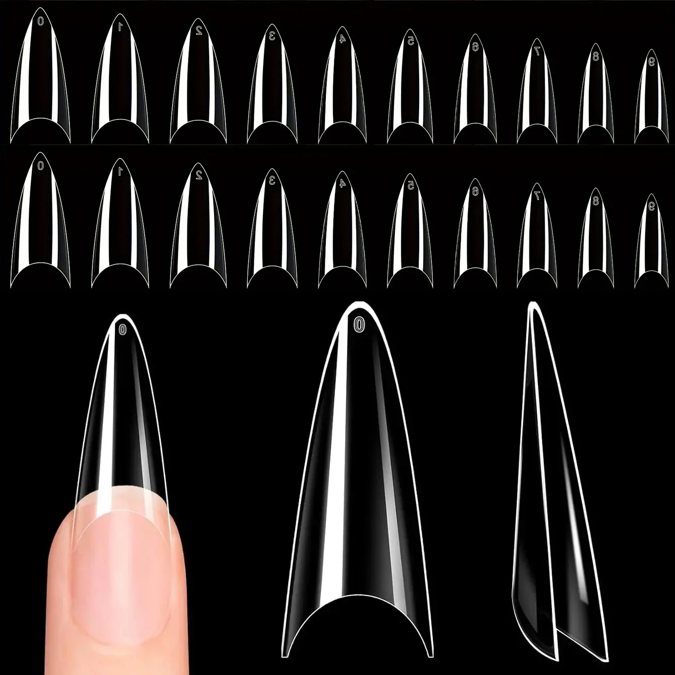 20/100/200/420/1000PCS Half Cover Soft Gel Nail Tips Medium Nails Almond Shape Curved Nail Tips for Acrylic Nails
20/100/200/420/1000PCS Half Cover Soft Gel Nail Tips Medium Nails Almond Shape Curved Nail Tips for Acrylic Nails