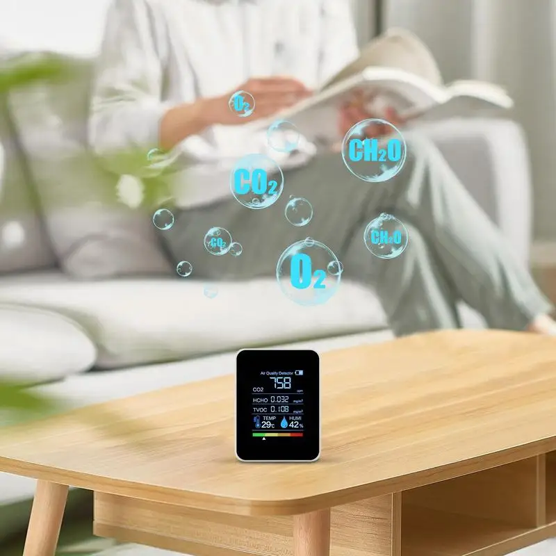 Измеритель качества воздуха, портативный детектор воздуха, портативный чистый дисплей, точный монитор для углекислого газа, палатки для выращивания, спальни, дома
Измеритель качества воздуха, портативный детектор воздуха, портативный чистый дисплей, точный монитор для углекислого газа, палатки для выращивания, спальни, дома