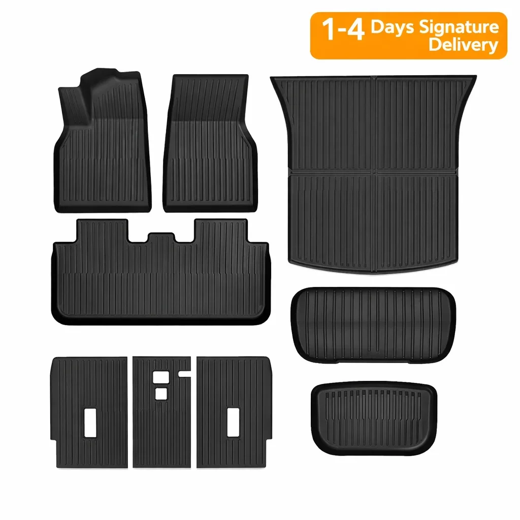 Floor Mats For Tesla Model Y Juniper 2025 2026 TPE Odorless Trunk Pad Cargo Protective Liner Non-Slip Car Mats 1-4 Days Delivery
Floor Mats For Tesla Model Y Juniper 2025 2026 TPE Odorless Trunk Pad Cargo Protective Liner Non-Slip Car Mats 1-4 Days Delivery