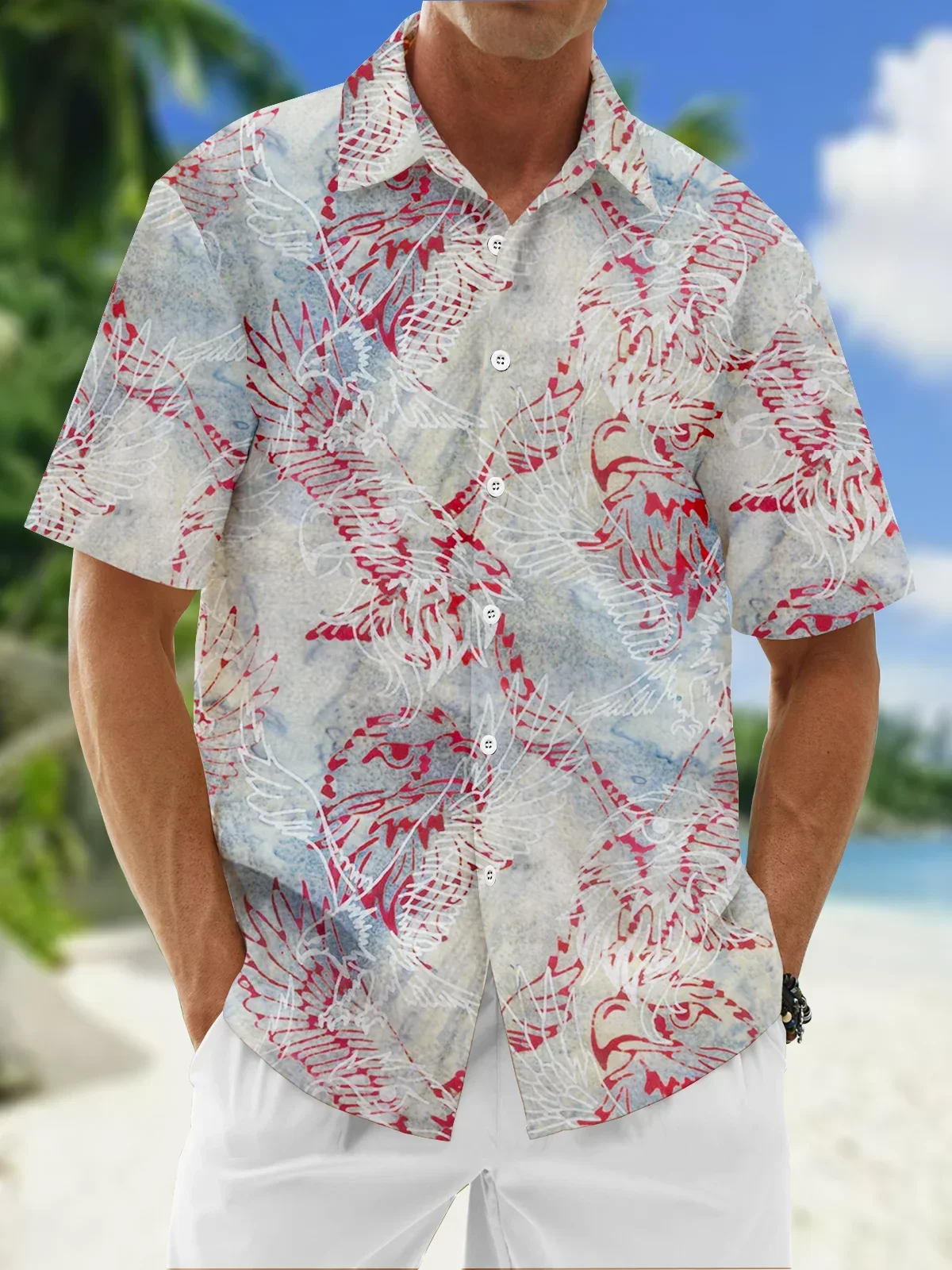 3D Full Print Hawaiian Vacation Shirt Men's Palm Leaf Pattern Button-Up Beach Shirt Men's Short Sleeve Casual Shirt Clothing
3D Full Print Hawaiian Vacation Shirt Men's Palm Leaf Pattern Button-Up Beach Shirt Men's Short Sleeve Casual Shirt Clothing