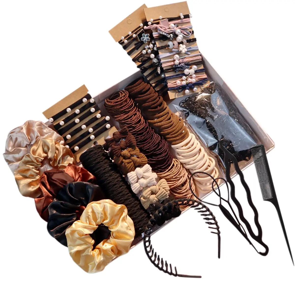 Hair Accessories Set for Women, Ponytail Holders, Scrunchies, Hairbands, 1163Pcs
Hair Accessories Set for Women, Ponytail Holders, Scrunchies, Hairbands, 1163Pcs