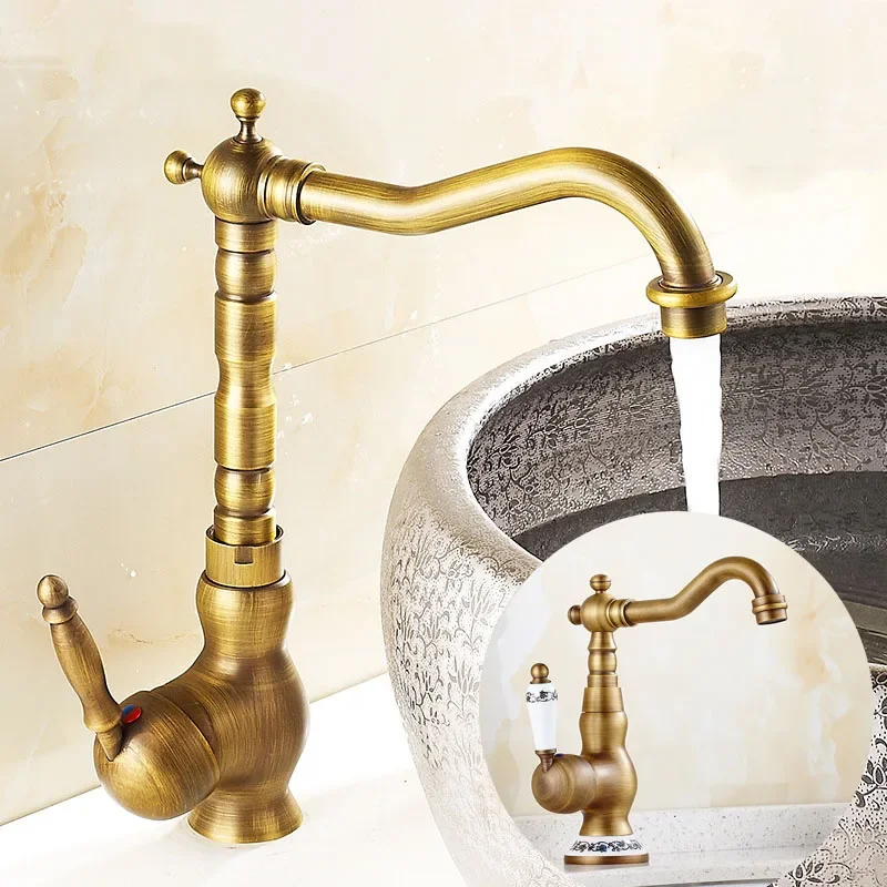 Bathroom antique basin faucet vintage kitchen sink taps brass mixers torneira banheiro basin mixer water bronze faucet
Bathroom antique basin faucet vintage kitchen sink taps brass mixers torneira banheiro basin mixer water bronze faucet