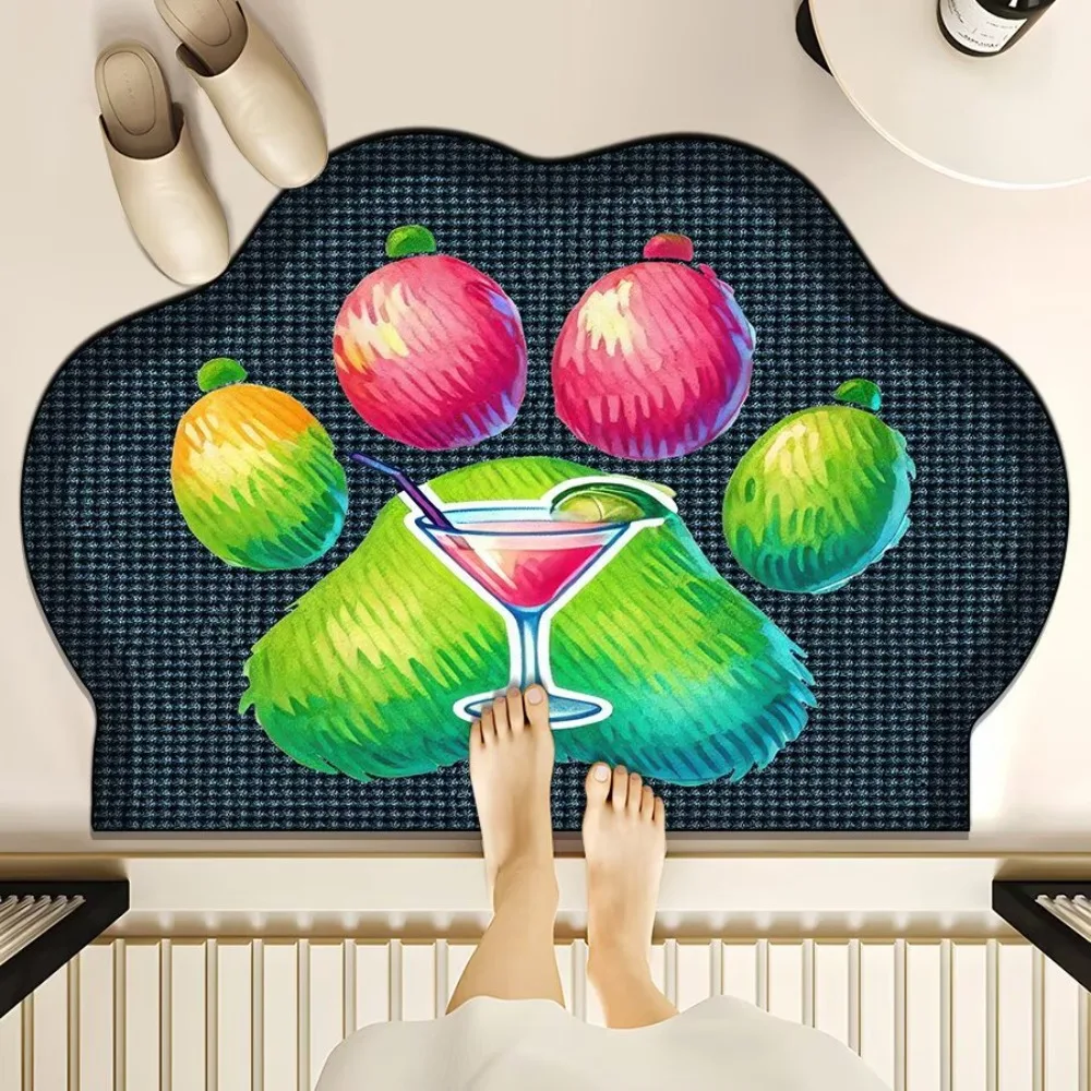 Cute Non-slip Cat Paw Carpet Diatom Mud Scrubbable Bathroom Carpet Cartoon Soft Floor Mat Toilet
Cute Non-slip Cat Paw Carpet Diatom Mud Scrubbable Bathroom Carpet Cartoon Soft Floor Mat Toilet