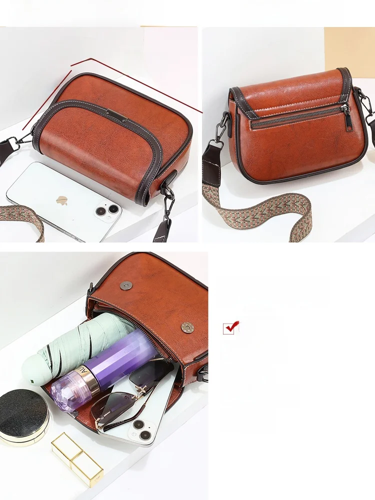 Faionable Large Capaci Women's Crossbody Bag Vintage Sle Soft PU Leather Wide Strap Single oulder Bag Casual Leisure
Faionable Large Capaci Women's Crossbody Bag Vintage Sle Soft PU Leather Wide Strap Single oulder Bag Casual Leisure