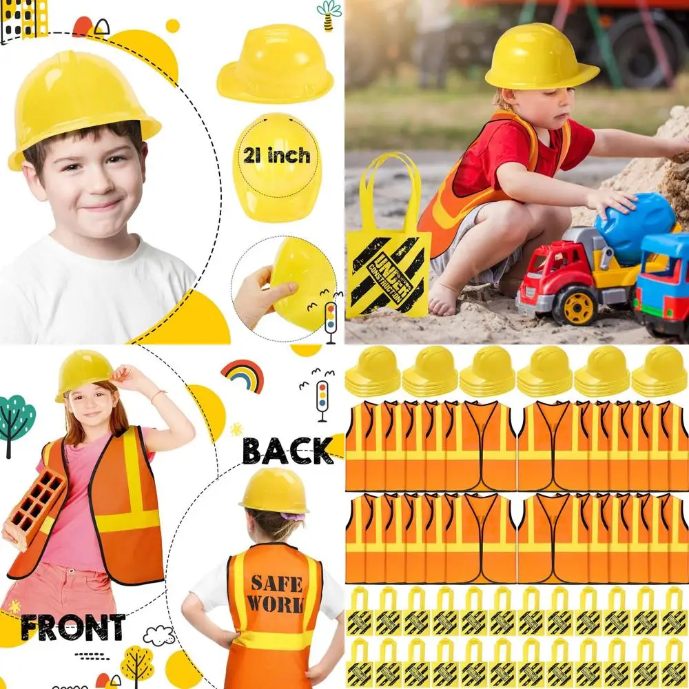 Набор для детского строительного творчества из 72 предметов: 24 жилетки, 24 шапки и 24 сумки-тоут для веселых праздников на день рождения
Набор для детского строительного творчества из 72 предметов: 24 жилетки, 24 шапки и 24 сумки-тоут для веселых праздников на день рождения