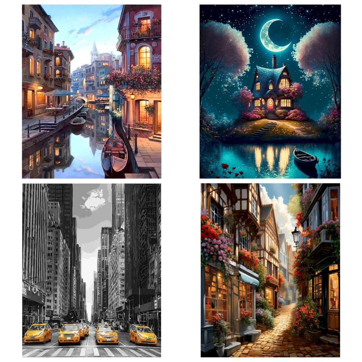 75*50cm 1000 Pieces Jigsaw City Landscape Painting By Numbers Stress Reducing Toys Holiday gift Perfect for DIY Creative
75*50cm 1000 Pieces Jigsaw City Landscape Painting By Numbers Stress Reducing Toys Holiday gift Perfect for DIY Creative