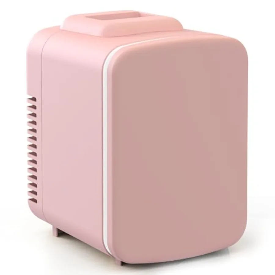 4L/6 Can Mini Fridge, Portable Cooler and Warmer Freon-Free Refrigerator, Provide Compact Storage for Skincare, Beverage, Cosme
4L/6 Can Mini Fridge, Portable Cooler and Warmer Freon-Free Refrigerator, Provide Compact Storage for Skincare, Beverage, Cosme