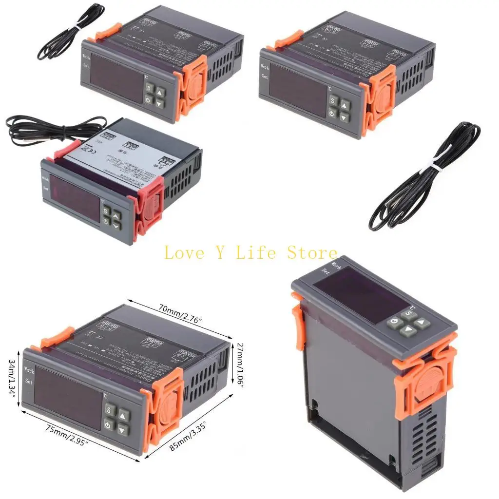 L74C универсальный цифровой контроллер Термостат Цельсия с датчиком с датчиком
L74C универсальный цифровой контроллер Термостат Цельсия с датчиком с датчиком