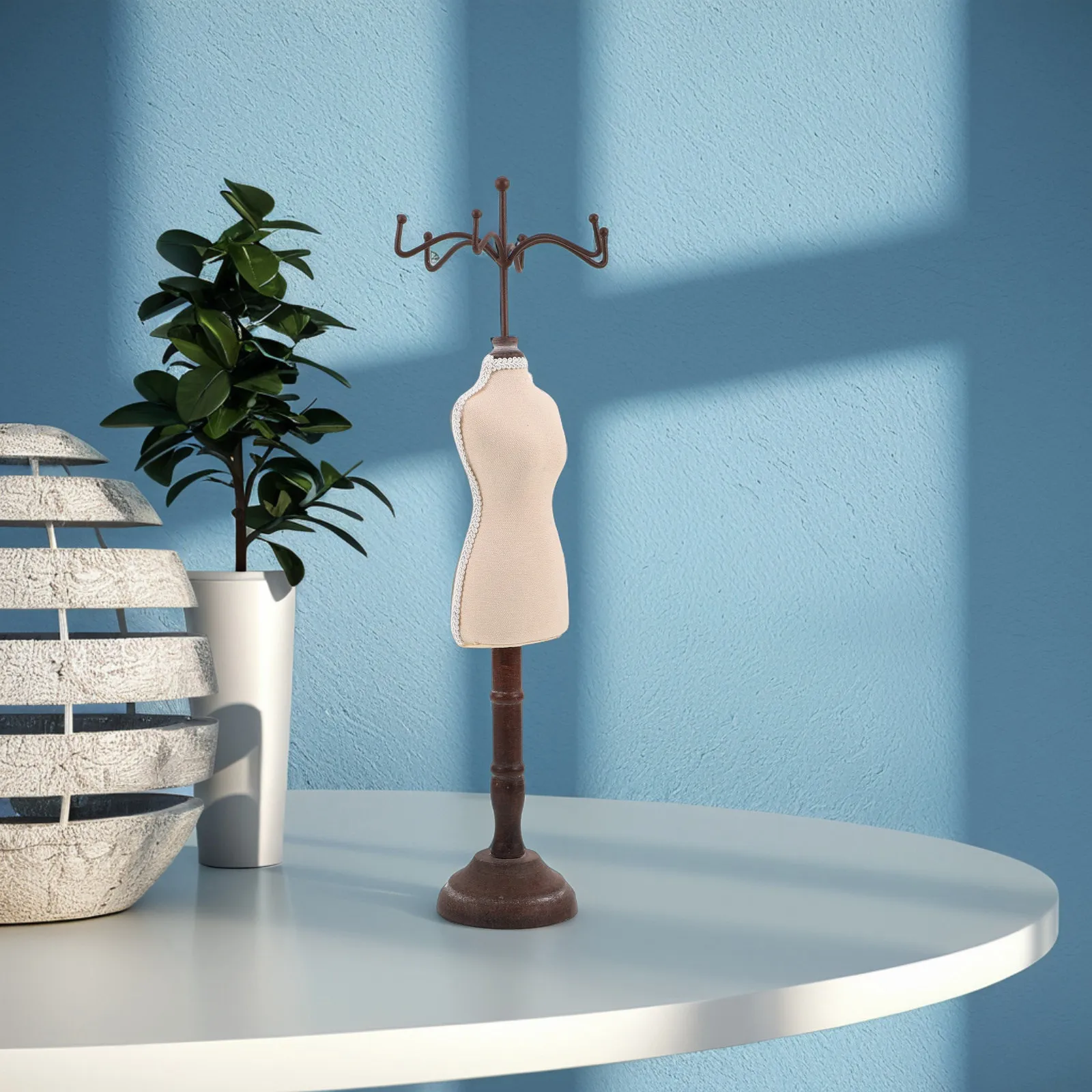 Wooden Jewelry Display Stand with Soft Lint Surface for Necklaces Earrings Pendants Showcase Retail Craft Shows Jewelry
Wooden Jewelry Display Stand with Soft Lint Surface for Necklaces Earrings Pendants Showcase Retail Craft Shows Jewelry