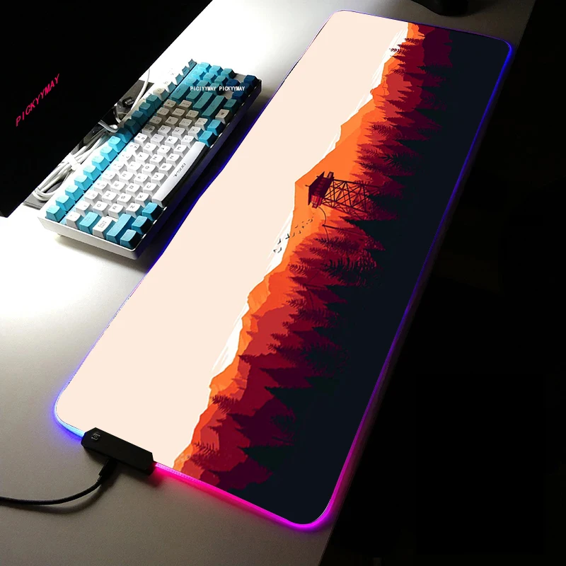 Firewatch RGB Large Gaming Mousepad LED Backlit Carpet Big size Mause Pad Game Keyboard Mouse Pad Gamer Desk mat Computer Mice
Firewatch RGB Large Gaming Mousepad LED Backlit Carpet Big size Mause Pad Game Keyboard Mouse Pad Gamer Desk mat Computer Mice