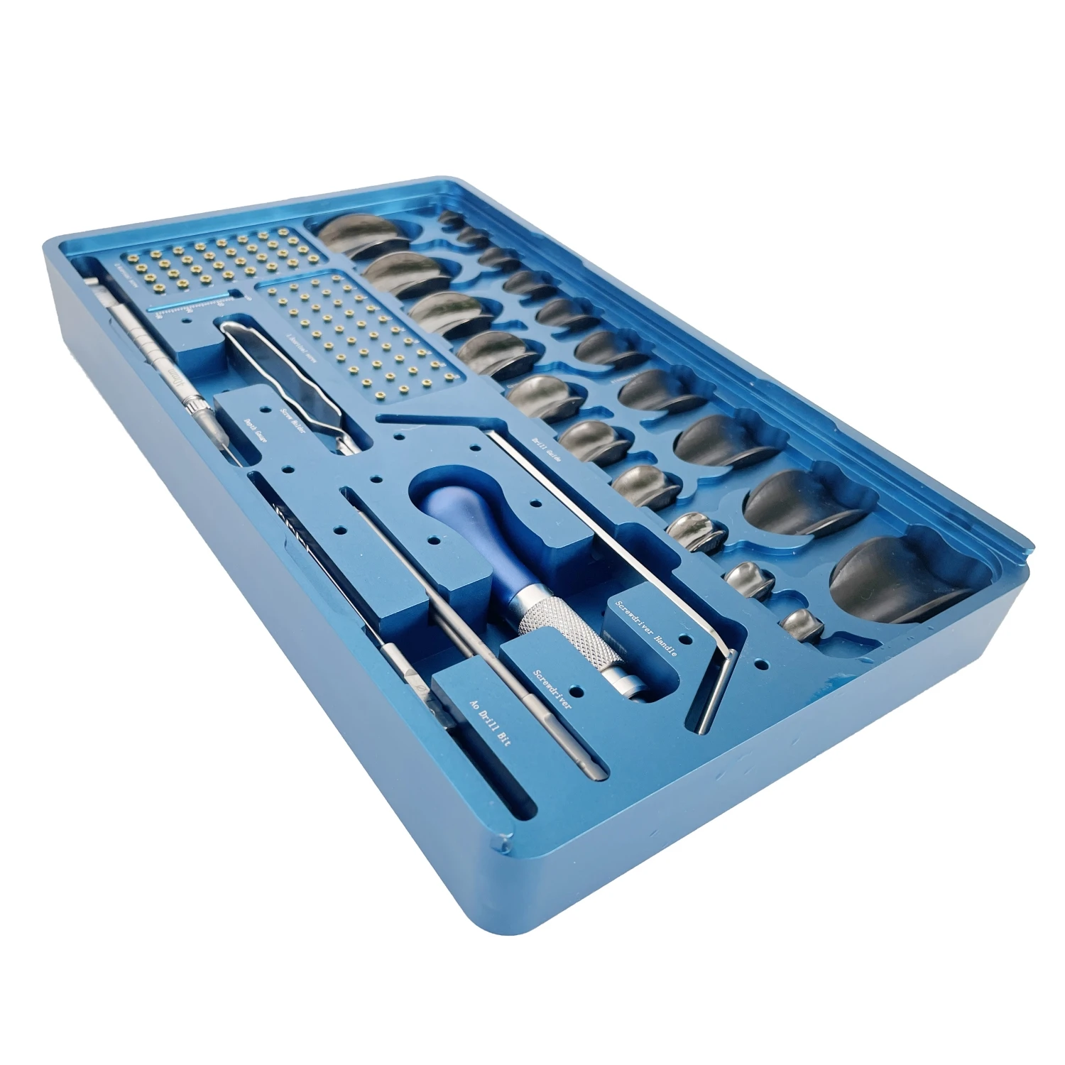 Mini Veterinary Locking Plate and Screw Instrument Set
Mini Veterinary Locking Plate and Screw Instrument Set