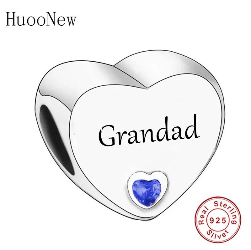 Fit Original Brand Charm Bracelet Authentic 925 Sterling Silver Love Grandad Blue Beads For Making Women Berloque 2021 New
Fit Original Brand Charm Bracelet Authentic 925 Sterling Silver Love Grandad Blue Beads For Making Women Berloque 2021 New