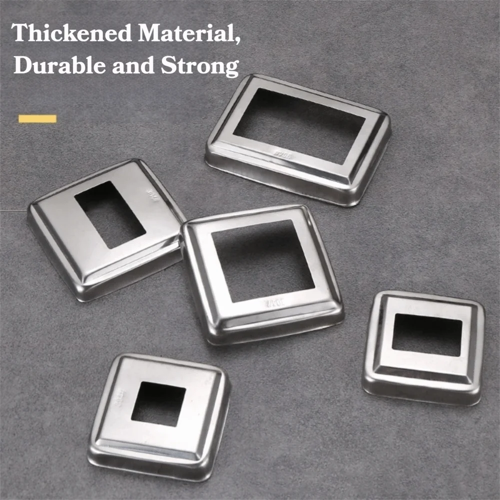 3pcs 304 Stainless Steel Flange Cover Thicken Square Decorative Cover Post Fitting Guardrail Foot Cover
3pcs 304 Stainless Steel Flange Cover Thicken Square Decorative Cover Post Fitting Guardrail Foot Cover