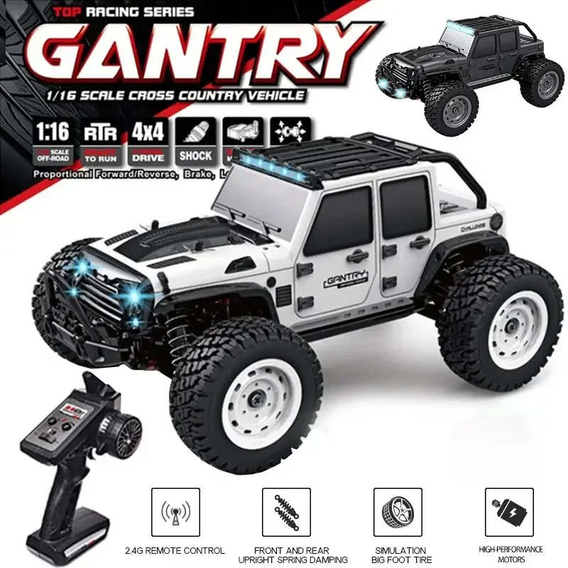 16103 1:16 4WD RC Car Off Road Professional 2.4G Высокоскоростные гоночные автомобили с дистанционным управлением 50 км/ч со светодиодной подсветкой Jeep Truck Игрушки для детей
16103 1:16 4WD RC Car Off Road Professional 2.4G Высокоскоростные гоночные автомобили с дистанционным управлением 50 км/ч со светодиодной подсветкой Jeep Truck Игрушки для детей