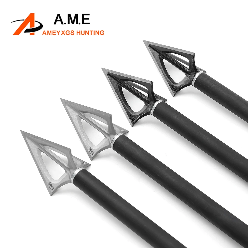 6/12pcs Hunting Broadhead 100 Grain Stainless Steel Blade Arrowheads Archery Arrow Tips Outdoor Hunting Shooting Arrow Points
6/12pcs Hunting Broadhead 100 Grain Stainless Steel Blade Arrowheads Archery Arrow Tips Outdoor Hunting Shooting Arrow Points