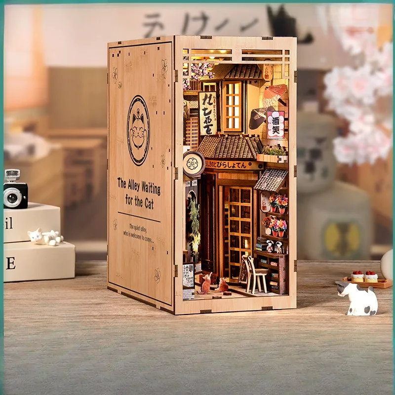 Mini House "Cats in Alley" | Japanese Style 3D DIY Wooden Model Kit, Multicolor, Creative Assembly, Perfect Birthday Gift
Mini House "Cats in Alley" | Japanese Style 3D DIY Wooden Model Kit, Multicolor, Creative Assembly, Perfect Birthday Gift