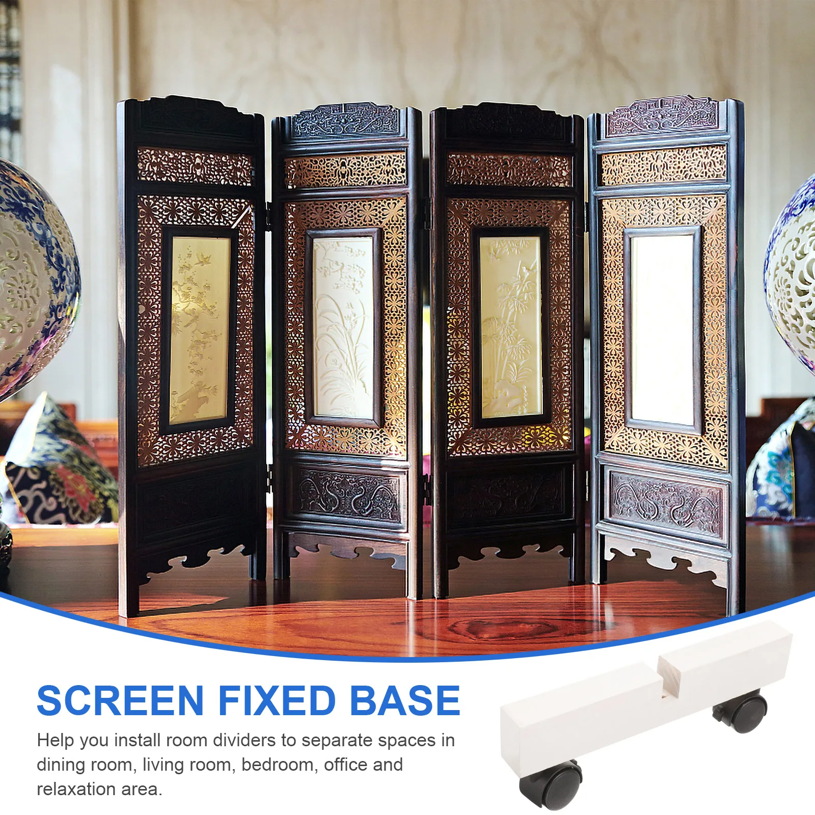 Screen Fixed Base Room Divider Panel Stand Brackets Feet Folding Wood Partition Support
Screen Fixed Base Room Divider Panel Stand Brackets Feet Folding Wood Partition Support