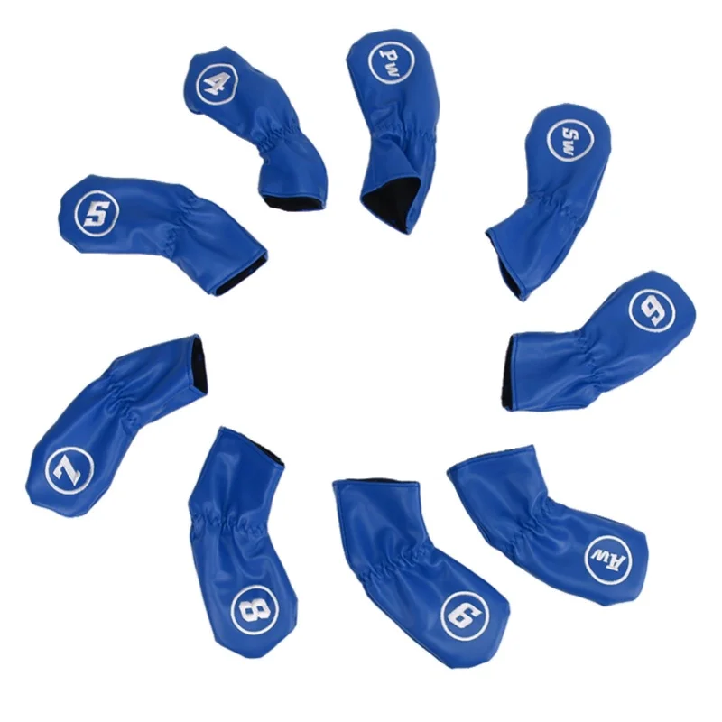 9Pcs Golf Iron Head Covers PU Waterproof Golf Club Headcovers For Right Left Handed Golfer Lovers
9Pcs Golf Iron Head Covers PU Waterproof Golf Club Headcovers For Right Left Handed Golfer Lovers