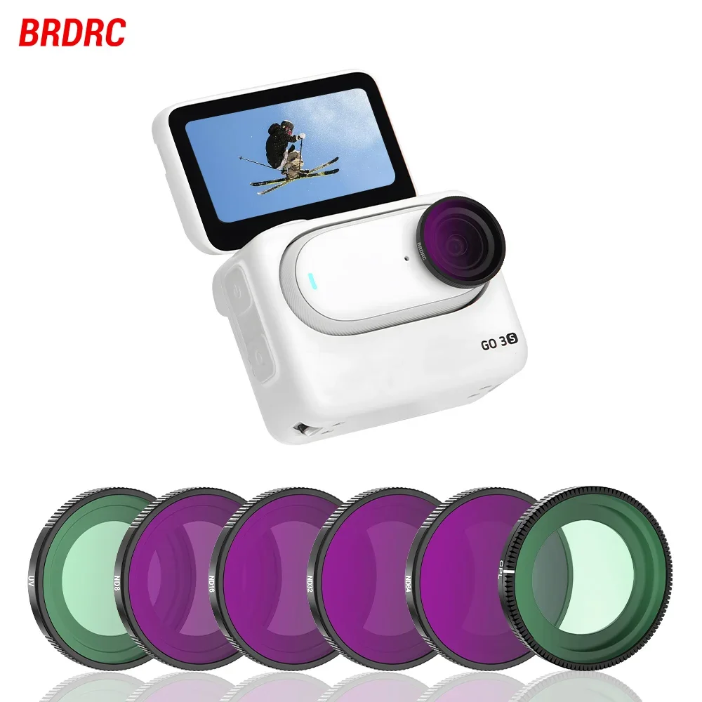 Фильтр BRDRC для экшн-камеры Insta360 GO3S ND8 ND16 ND32 УФ-фильтр CPL Оптический для экшн-камеры Insta360 GO3S Аксессуары
Фильтр BRDRC для экшн-камеры Insta360 GO3S ND8 ND16 ND32 УФ-фильтр CPL Оптический для экшн-камеры Insta360 GO3S Аксессуары