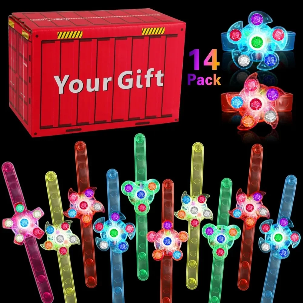Glow Party Supplies,14 piece set of LED luminous bracelet fingertip gyroscope, party birthday gift gift Glow Party Supplies
Glow Party Supplies,14 piece set of LED luminous bracelet fingertip gyroscope, party birthday gift gift Glow Party Supplies