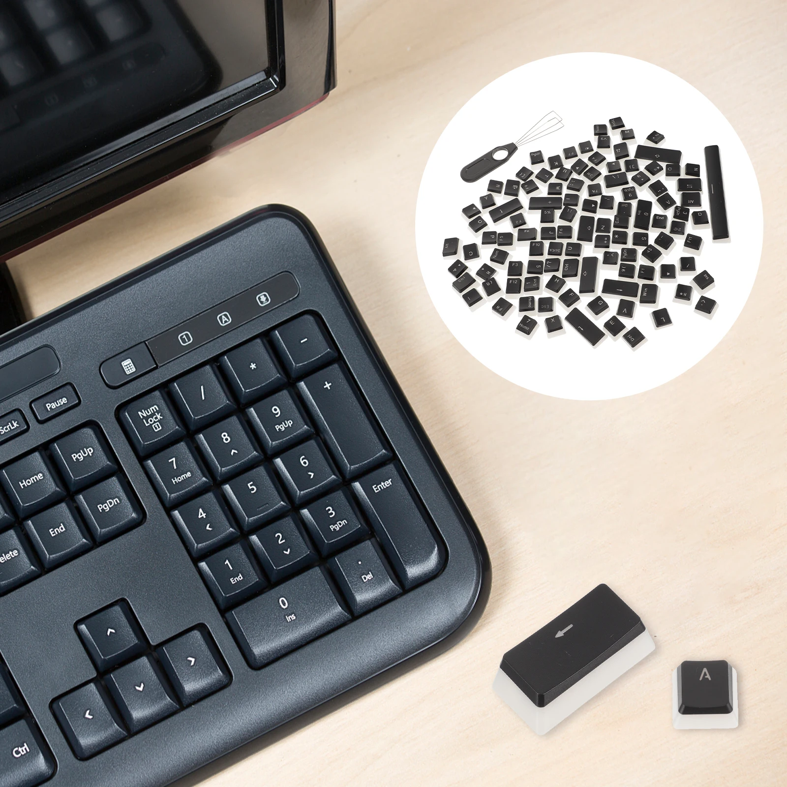 1 set Pbt Translucent Pudding Keycaps Frosted Rgb Gaming Keyboard Replacement Caps For Mechanical Keyboards Computer Peripheral
1 set Pbt Translucent Pudding Keycaps Frosted Rgb Gaming Keyboard Replacement Caps For Mechanical Keyboards Computer Peripheral