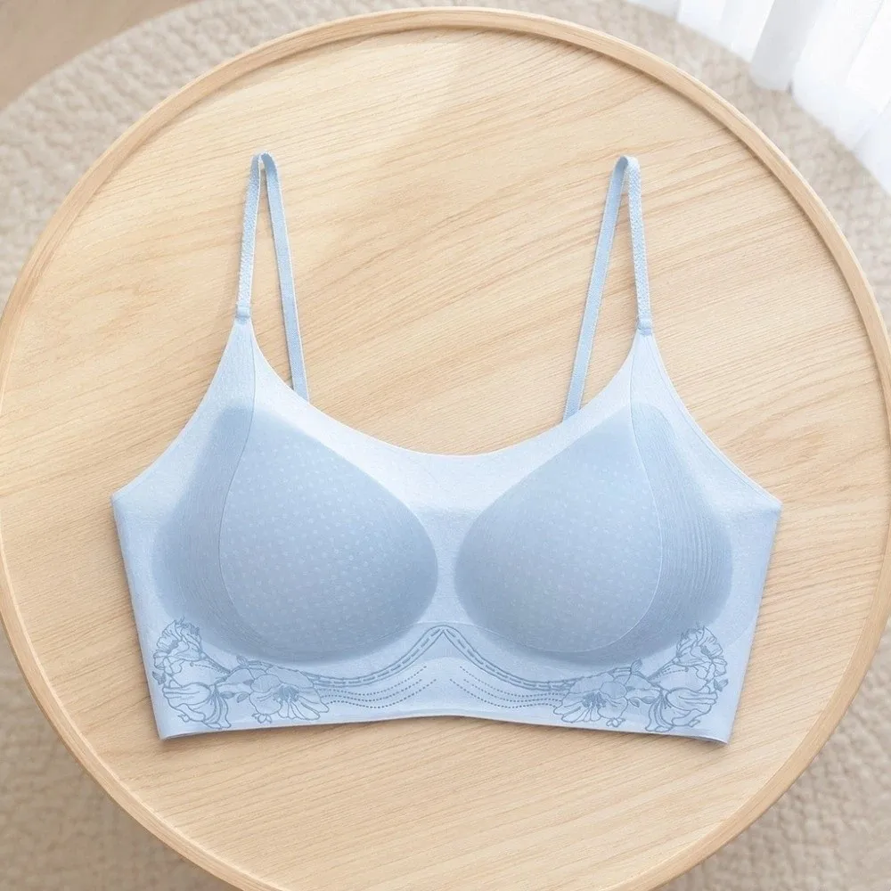 Camellia Flower Ice Silk Wireless Bra Close-fitting Deep V Bra Thin Seamless Bra Shockproof Traceless Push Up Underwear Sport
Camellia Flower Ice Silk Wireless Bra Close-fitting Deep V Bra Thin Seamless Bra Shockproof Traceless Push Up Underwear Sport
