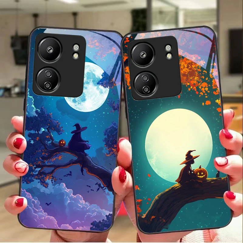 Witch Pumpkin Lantern For Redmi Note 7 8 9 8T 10 11 12 12S 13 14 Pro Plus 5G 13C 12 14C 5 3 4G Black tempered glass phone case
Witch Pumpkin Lantern For Redmi Note 7 8 9 8T 10 11 12 12S 13 14 Pro Plus 5G 13C 12 14C 5 3 4G Black tempered glass phone case