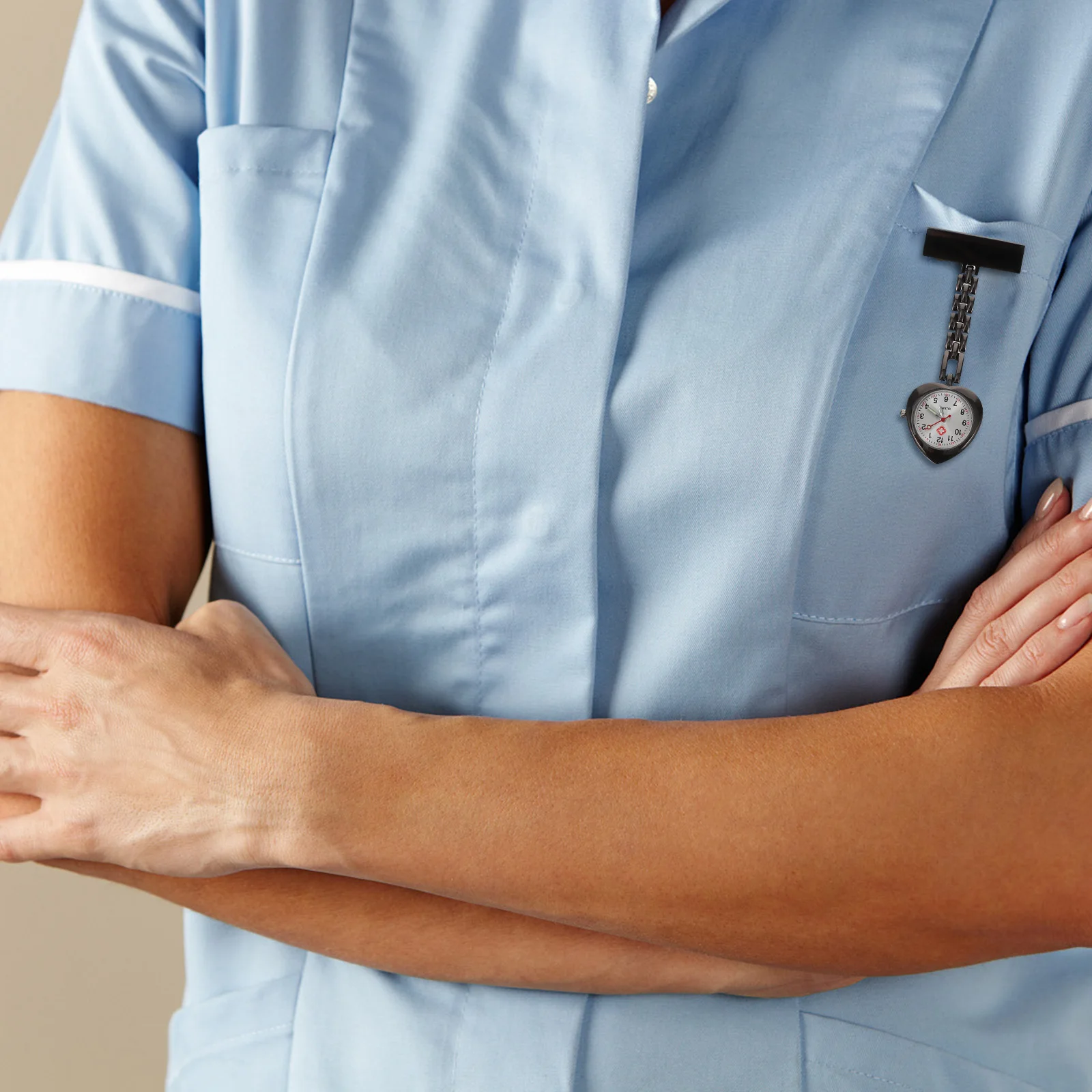 Durable Alloy Pocket Watch Heart Shape Nurse Chest Watch Large Dial Clip On Wearable For Women Nurses Work Use 
Durable Alloy Pocket Watch Heart Shape Nurse Chest Watch Large Dial Clip On Wearable For Women Nurses Work Use