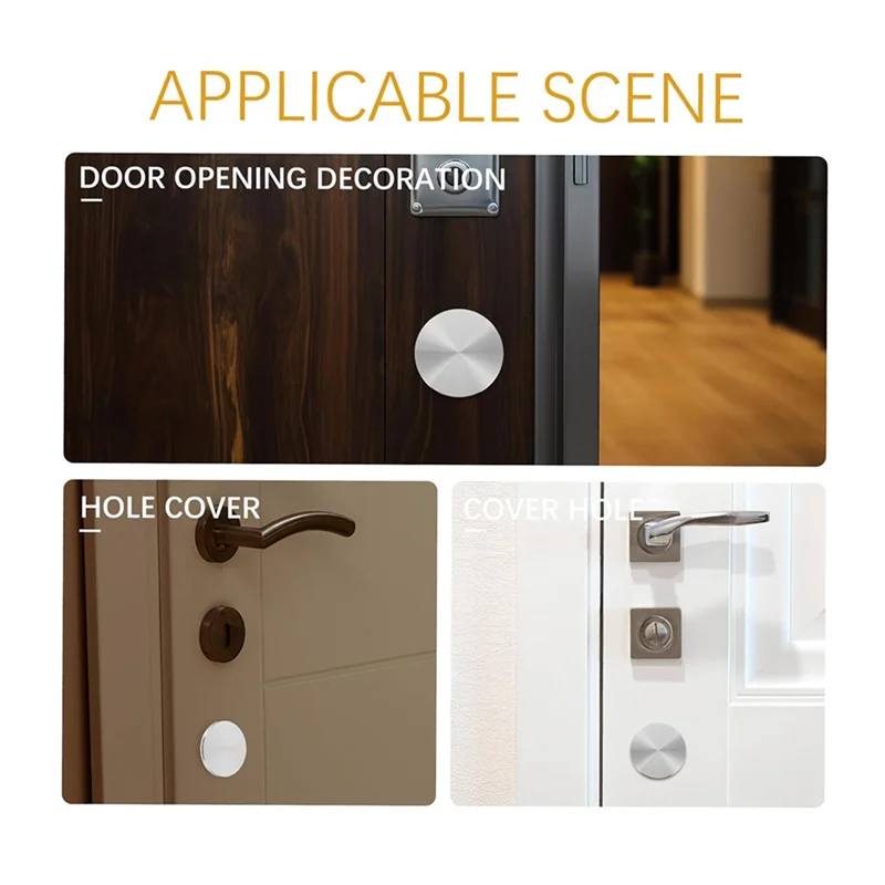 F-T 2 шт. крышка дверного отверстия, наполнительная пластина для дверных отверстий, пластина для дверной ручки из нержавеющей стали, увеличение домашней безопасности на входной двери
F-T 2 шт. крышка дверного отверстия, наполнительная пластина для дверных отверстий, пластина для дверной ручки из нержавеющей стали, увеличение домашней безопасности на входной двери