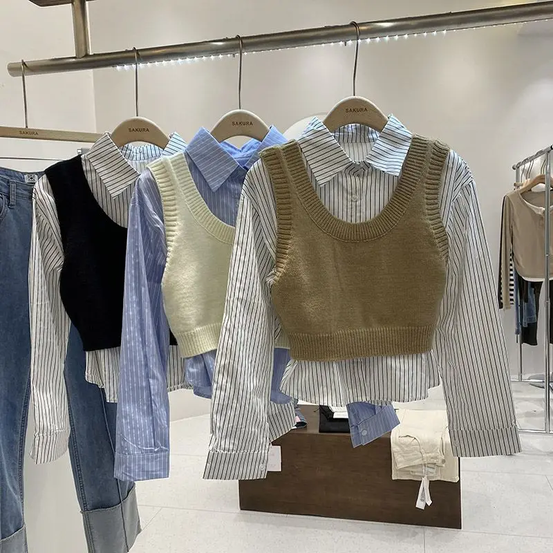 Spring Autumn Short Knitted Vest Women's Outerwear Pure Color Slim Fit Fashionable round Neck No Button Nylon Material
Spring Autumn Short Knitted Vest Women's Outerwear Pure Color Slim Fit Fashionable round Neck No Button Nylon Material