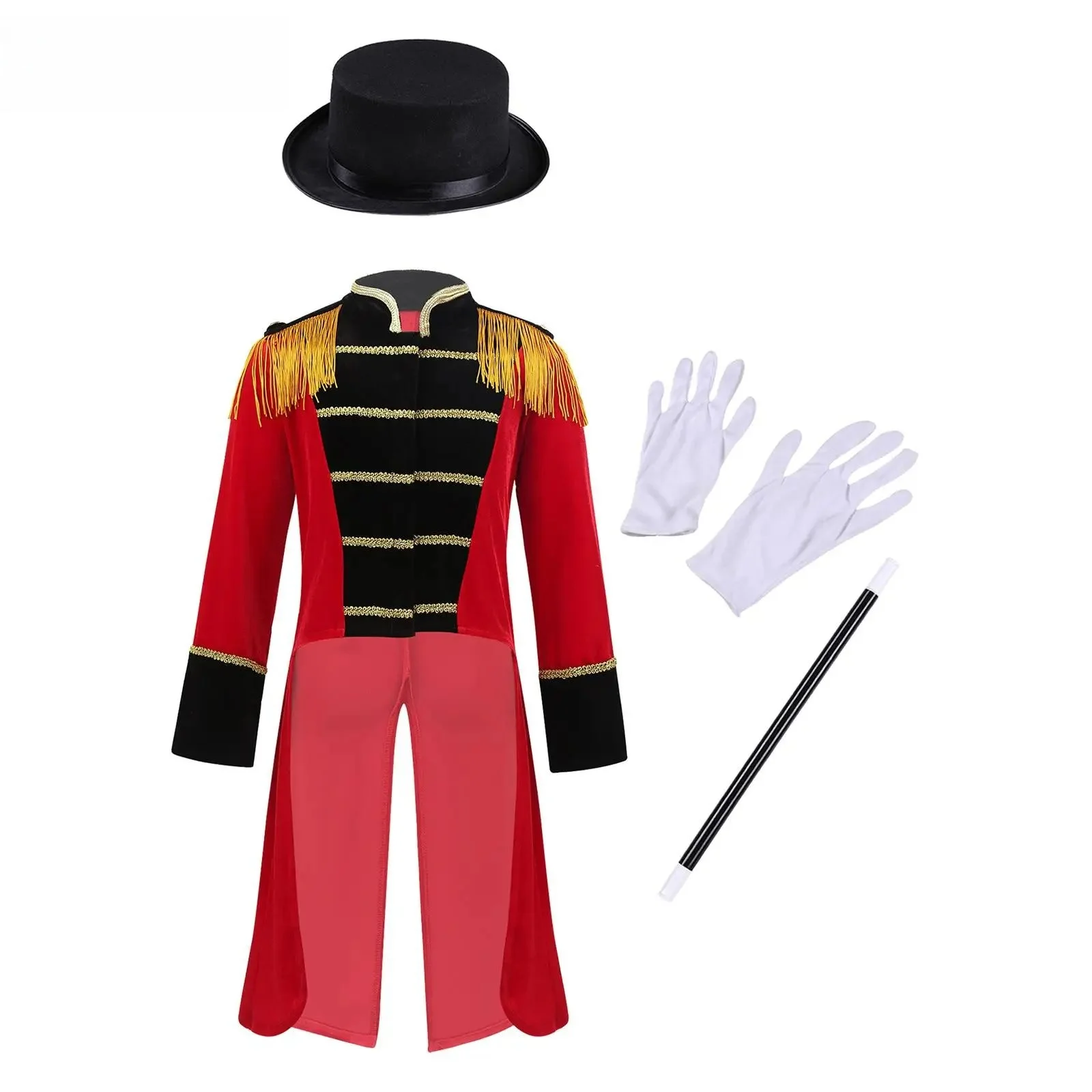 Halloween Circus Ringmaster Cosplay Performance Costume for Boys And Girls Traditional Hanfu Suit Elegant Lady Style
Halloween Circus Ringmaster Cosplay Performance Costume for Boys And Girls Traditional Hanfu Suit Elegant Lady Style