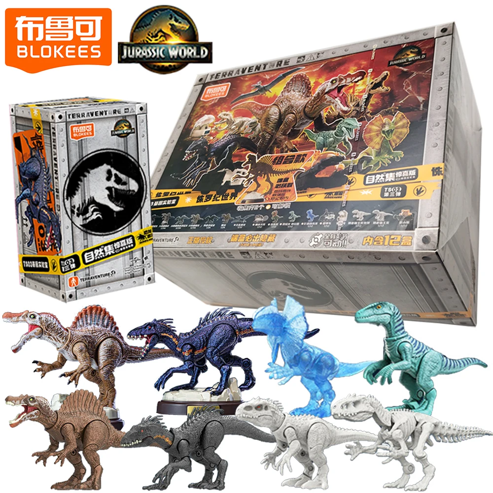 BLOKEES Genuine Jurassic World Collection Blind Box Science Fiction Movies Boy Girl Love Cool Dinosaur Creative Peripheral Model
BLOKEES Genuine Jurassic World Collection Blind Box Science Fiction Movies Boy Girl Love Cool Dinosaur Creative Peripheral Model