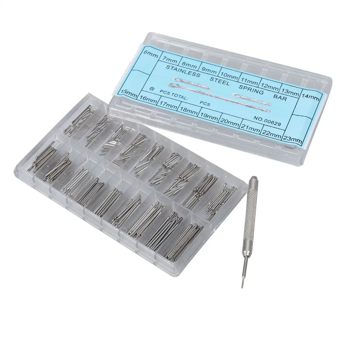360 Pcs Watch Band Repair Tool Set Stainless Steel Spring Bars Remover Link Pins Connecting Bracelet Replacement
360 Pcs Watch Band Repair Tool Set Stainless Steel Spring Bars Remover Link Pins Connecting Bracelet Replacement