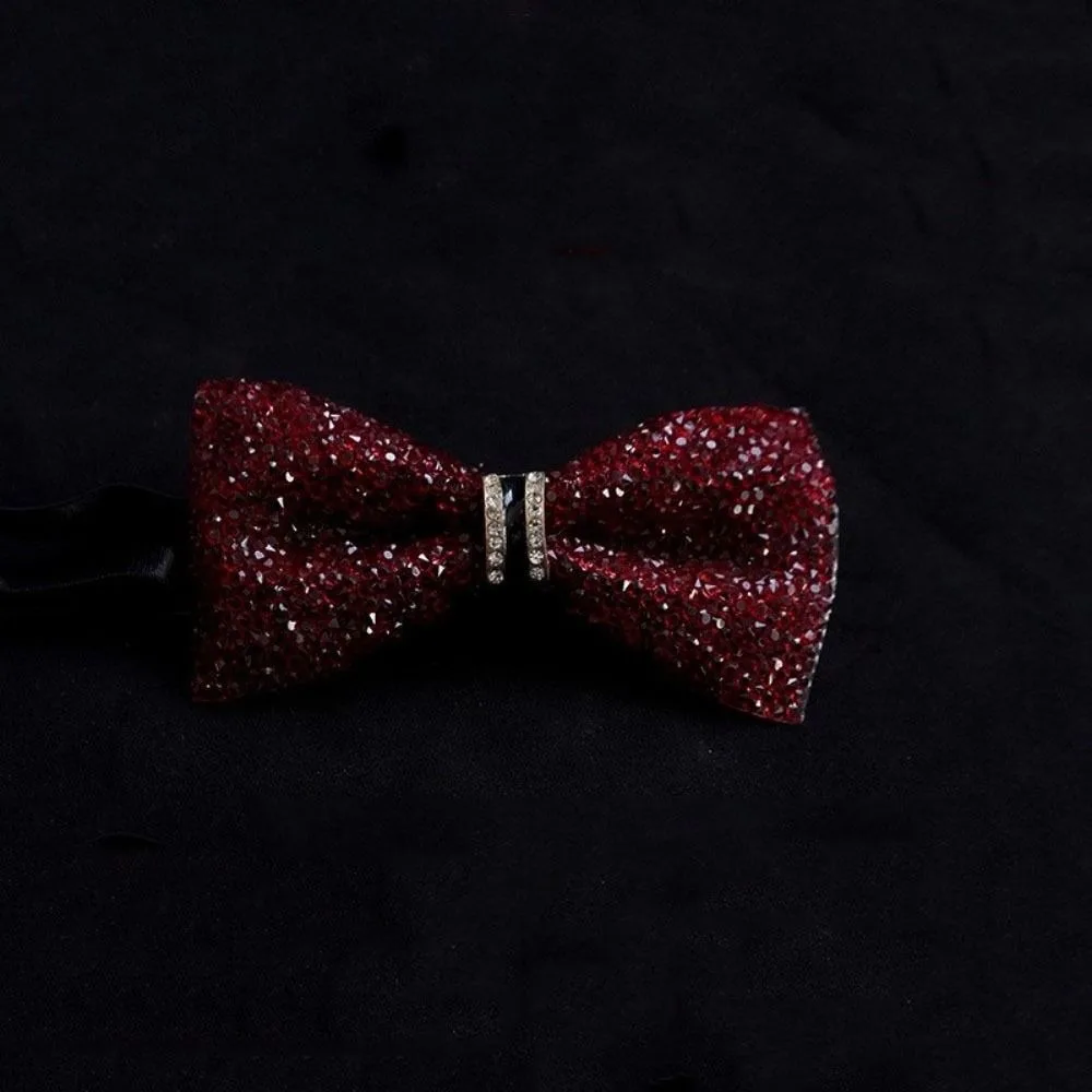 Solid Color Rhinestone Collar Flower British Style Adjustable Gentleman's Bow Tie Bowtie Neck Decoration Men's Suit Accessory
Solid Color Rhinestone Collar Flower British Style Adjustable Gentleman's Bow Tie Bowtie Neck Decoration Men's Suit Accessory