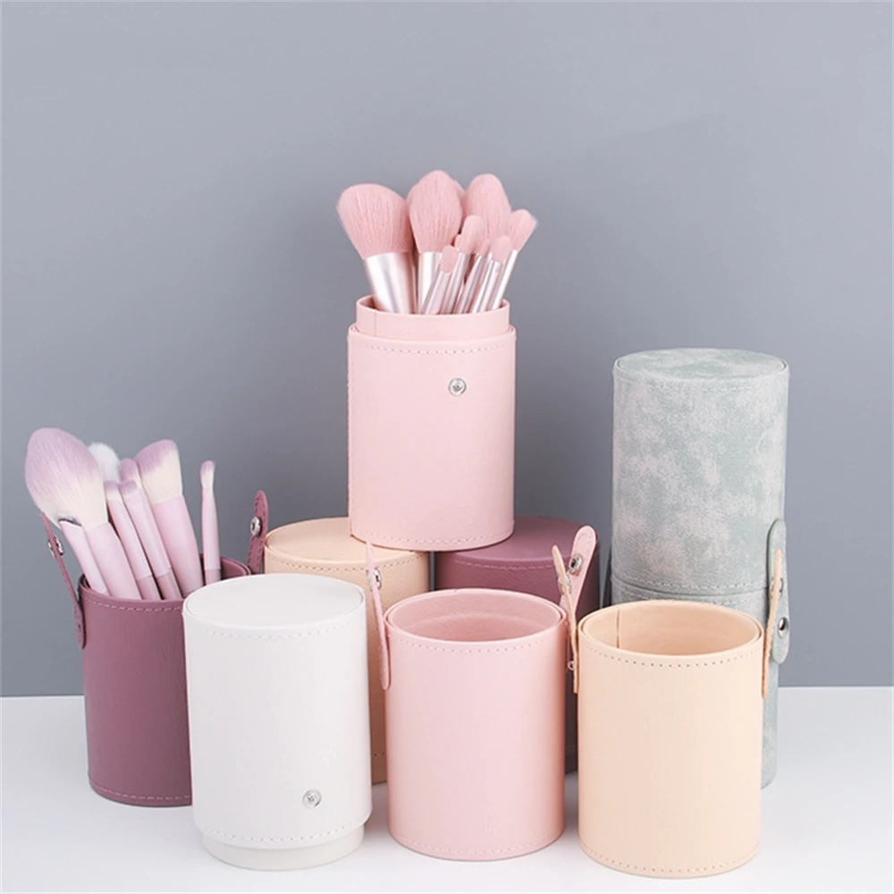 Portable Pencil Case Pu Leather Multi Functional Desk Organizer Stationery Storage Box Makeup Brush Bucket Pen Storage Box 
Portable Pencil Case Pu Leather Multi Functional Desk Organizer Stationery Storage Box Makeup Brush Bucket Pen Storage Box