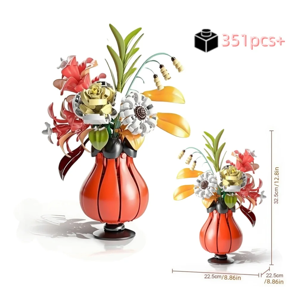 Модель розы, строительные блоки, букет с вазой, украшение для рабочего стола, собранная игрушка «сделай сам», кирпичи для девочек, подарок на Рождество и день рождения
Модель розы, строительные блоки, букет с вазой, украшение для рабочего стола, собранная игрушка «сделай сам», кирпичи для девочек, подарок на Рождество и день рождения