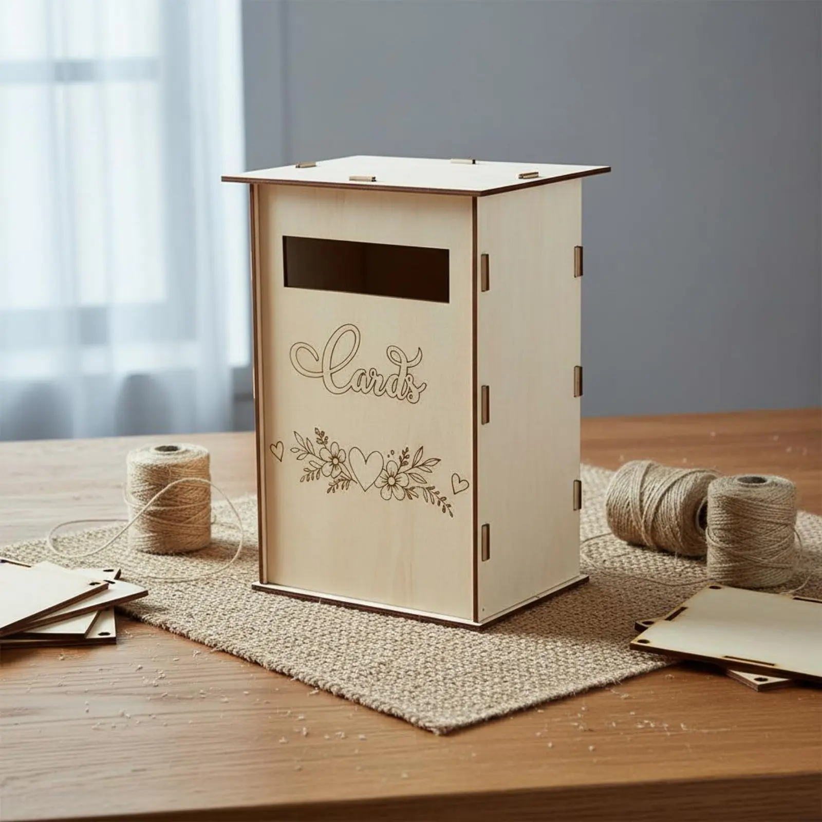 Wooden Wedding Card Box Decorative Wooden Wedding Mailbox Rustic Card Box Reusable Envelope Holder Sturdy Wood for Baby Shower
Wooden Wedding Card Box Decorative Wooden Wedding Mailbox Rustic Card Box Reusable Envelope Holder Sturdy Wood for Baby Shower