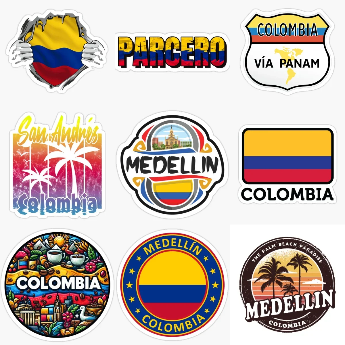 CO Colombia Flag Map Waterproof Creative Sticker for Decorate Car Bicycle Window Wall Fridge Helmet Off-road Decal Accessorie
CO Colombia Flag Map Waterproof Creative Sticker for Decorate Car Bicycle Window Wall Fridge Helmet Off-road Decal Accessorie