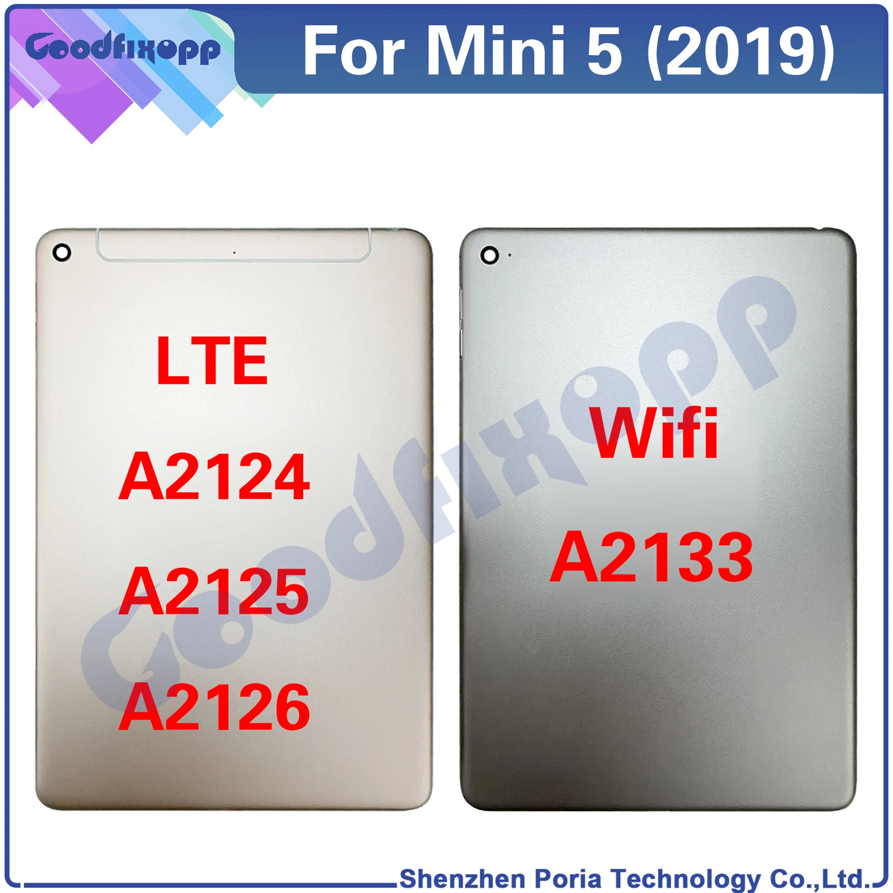Для Mini 5 2019 A2133 A2124 A2125 A2126 задняя крышка батарейного отсека, дверца корпуса, задний чехол для Mini5, запасные части, замена
Для Mini 5 2019 A2133 A2124 A2125 A2126 задняя крышка батарейного отсека, дверца корпуса, задний чехол для Mini5, запасные части, замена
