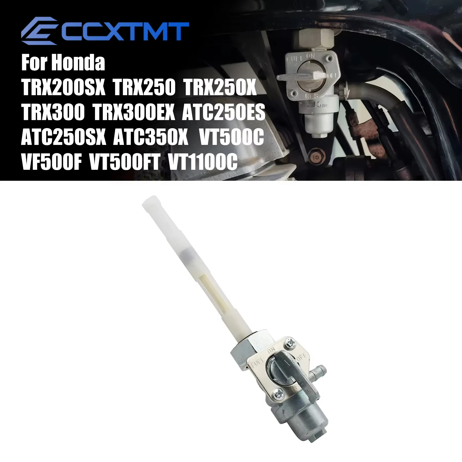 Motorcycle Tank Gas Fuel Valve Oil Tank Switch Petcock Tap For Honda CM250C CMX250C TRX250X TRX300EX TRX300X TRX300 XL350R FT500
Motorcycle Tank Gas Fuel Valve Oil Tank Switch Petcock Tap For Honda CM250C CMX250C TRX250X TRX300EX TRX300X TRX300 XL350R FT500