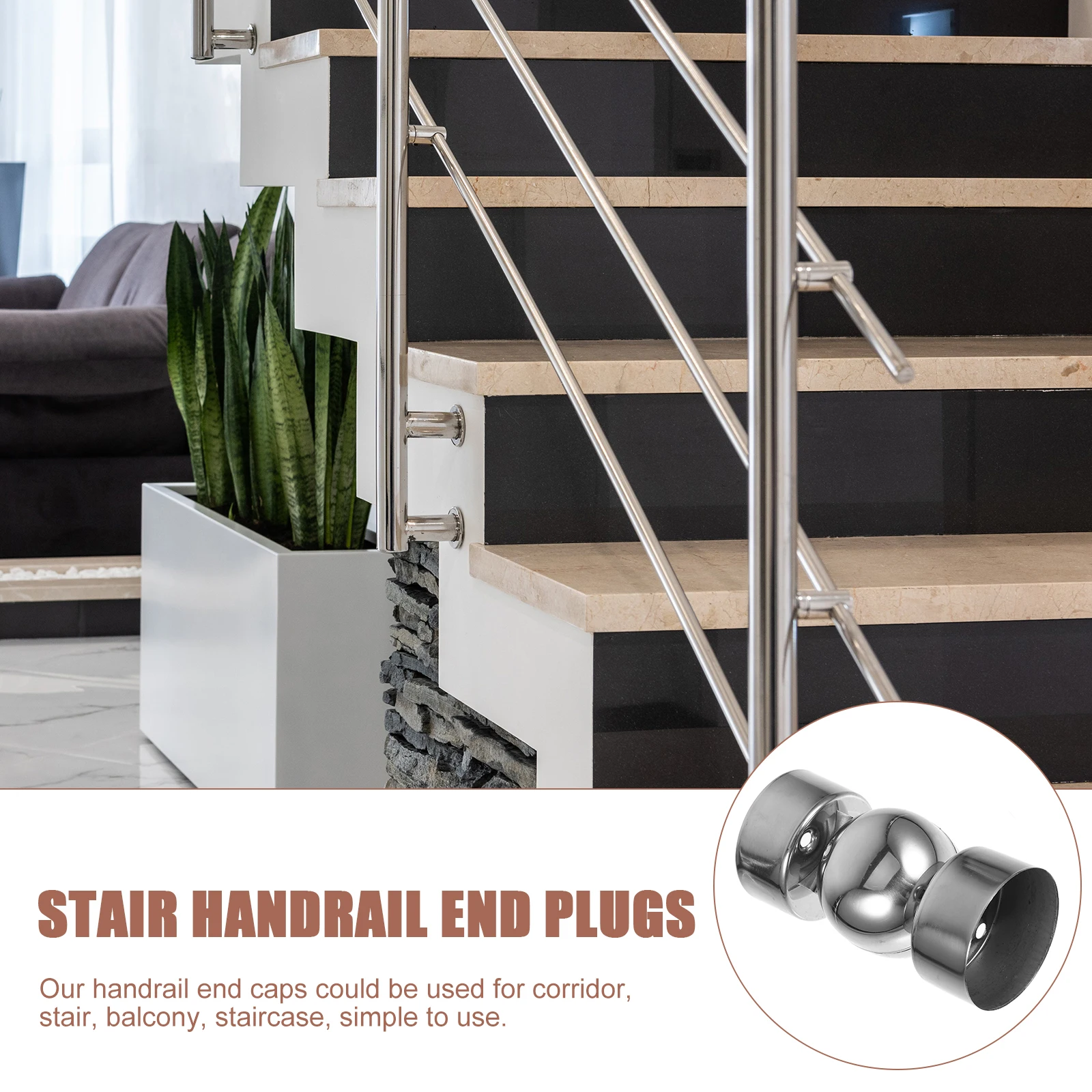 1PCS Stair H rail Accessories Stainless Steel Pipe Connectors Railing Fitting Replacement Durable Multi Functional Suitable Most
1PCS Stair H rail Accessories Stainless Steel Pipe Connectors Railing Fitting Replacement Durable Multi Functional Suitable Most