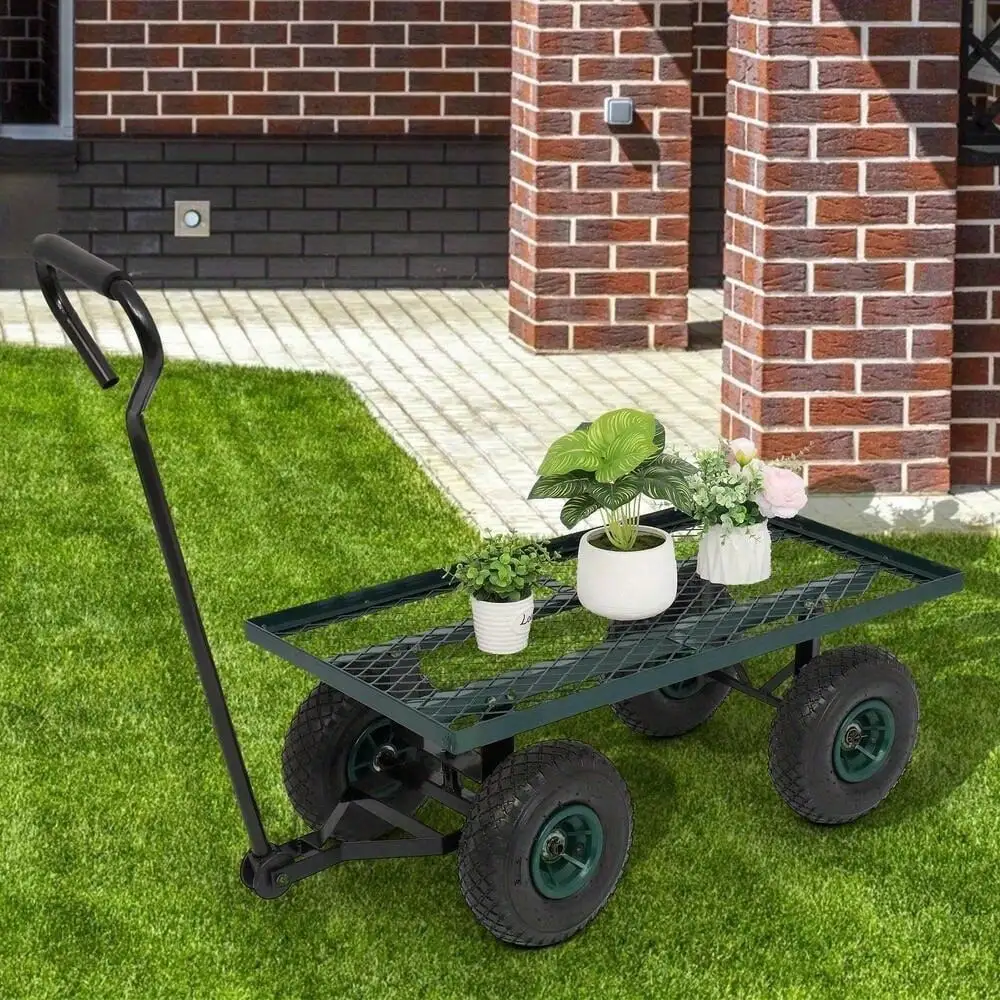 38" Garden Carts Yard Dump Wagon Cart Lawn Utility Cart Outdoor Heavy Duty Green
38" Garden Carts Yard Dump Wagon Cart Lawn Utility Cart Outdoor Heavy Duty Green